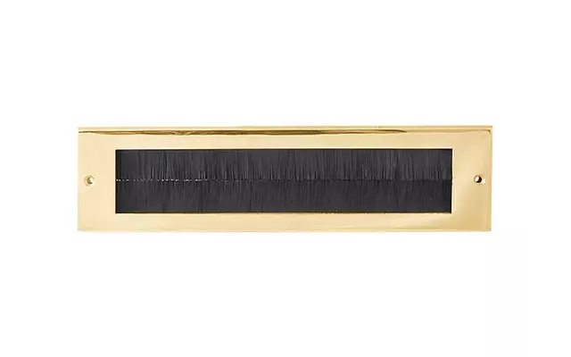 Tochtborstel Messing 330x86 mm  – Formani Timeless F535BI