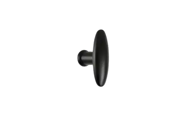 Meubelknop Zwart ovaal 15 x 45 mm – Formani Timeless 1938M