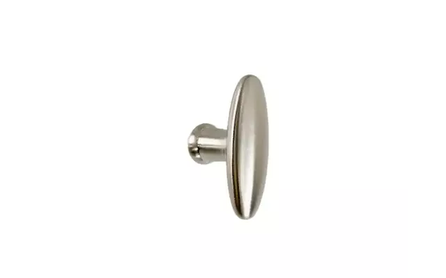 Meubelknop Mat Nikkel ovaal 15 x 45 mm – Formani Timeless 1938M
