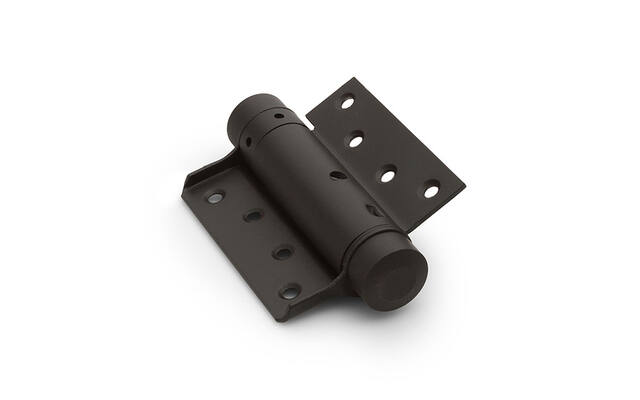 Bommerscharnier enkelwerkend Zwart 175mm geschikt voor deurdikte 40-45mm