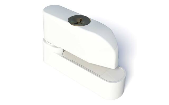 SecuMax Afsluitbare Raamgrendel 832 Wit