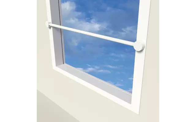 SecuGuard Doorvalbeveiliging Slimline Wit, op het kozijn 1300 mm