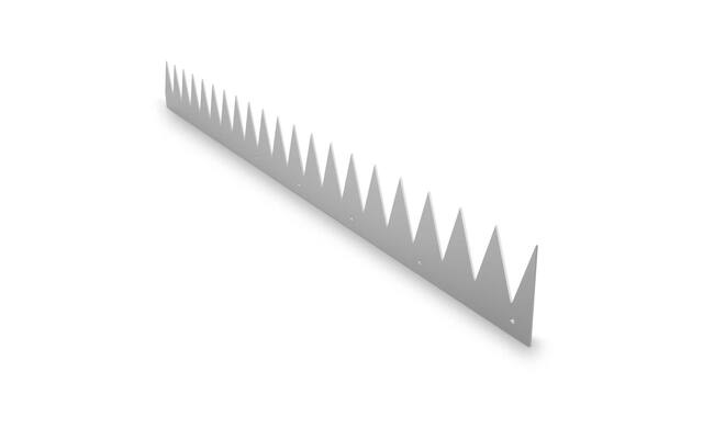 SecuMax Anti-klimstrip  Staal verzinkt, 100cm - plat (2st)