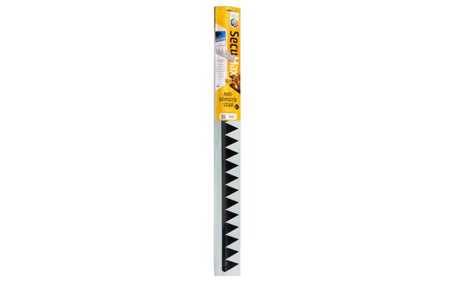 SecuMax Anti-klimstrip  Zwart (Staal Blackline), 100cm - 90 graden (2st)