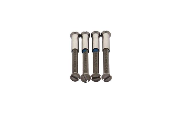 Intersteel 4 Patentboutjes m4x40mm met hulsjes m4 rvs