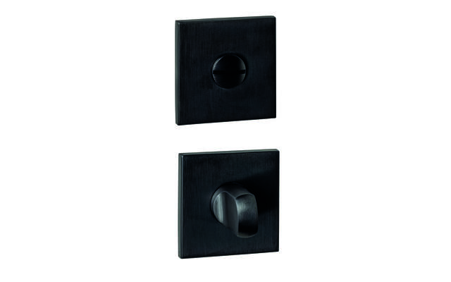 Intersteel WC-sluiting verdekt vierkant 53x53x6mm met stift 6-8mm PVD zwart