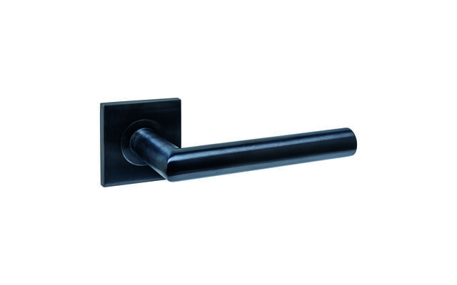 Intersteel Deurkruk Q 04 op rozet verdekt 53x53x6mm PVD zwart