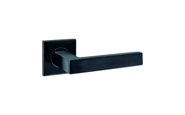 Intersteel Deurkruk Q 05 op rozet verdekt 53x53x6mm PVD zwart