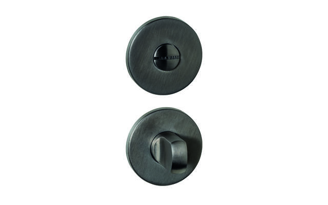 Intersteel WC-sluiting verdekt rond 52x6mm met stift 6-8mm PVD antraciet