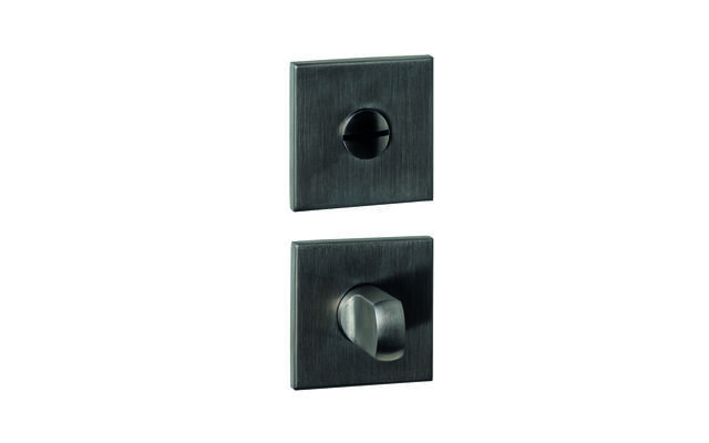 Intersteel WC-sluiting verdekt vierkant 53x53x6mm met stift 6-8mm PVD antraciet