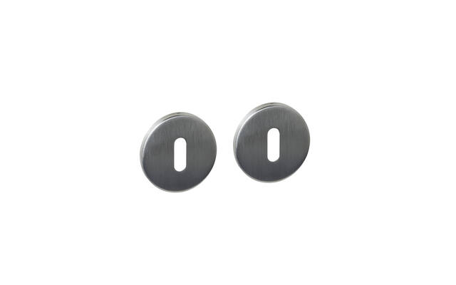 Sleutelrozetten verdekt rond 52x6mm RVS