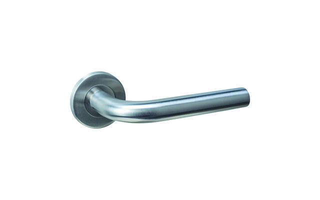 Intersteel Deurkruk Q 02 op rozet verdekt rond 52x6mm rvs