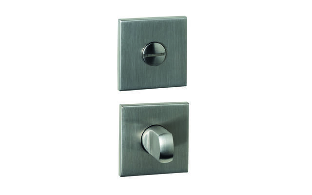 Intersteel WC-sluiting verdekt vierkant 53x53x6mm met stift 6-8mm rvs
