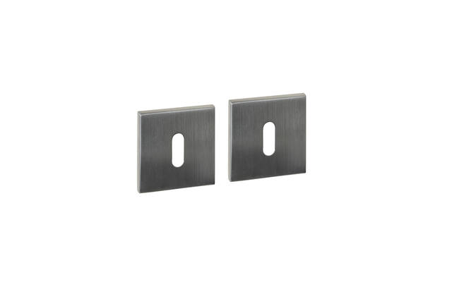 Sleutelrozetten verdekt 53x53x6mm RVS
