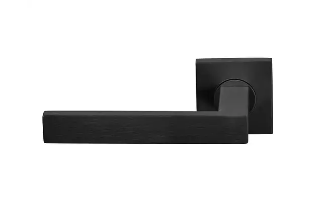 Gatdeel links  Gunmetal PVD Formani Basics BSQ2-G geveerde op Rozet