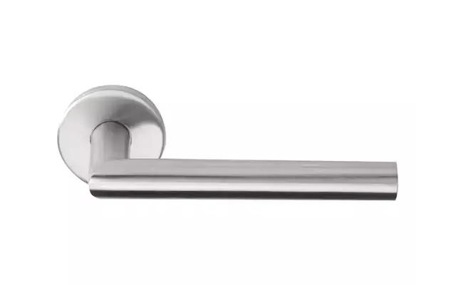 Deurkruk mat RVS PVD Formani Basics LB2-19 geveerde op Rozet