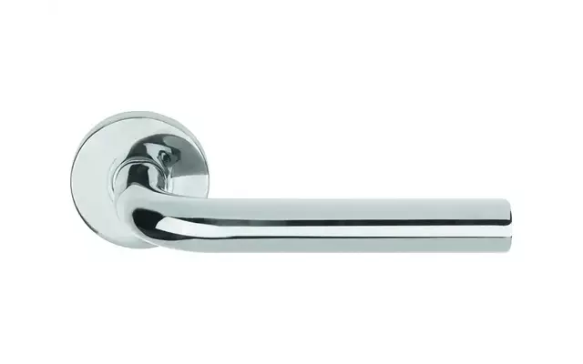 Deurkruk RVS gepolijst Formani Basics LB3-19 geveerde op Rozet