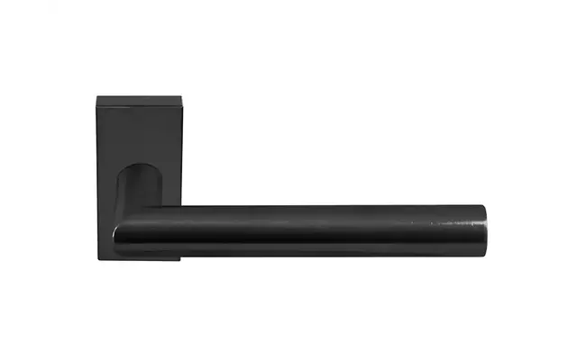Deurkruk Gunmetal PVD Formani Basics LB2-19Q32G dubbel geveerde op Rozet