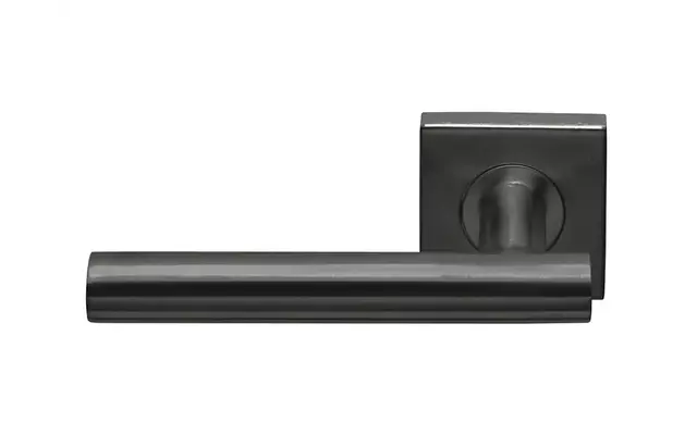 Gatdeel links Gunmetal PVD Formani Basics LB2-19BSQ53 geveerde op Rozet