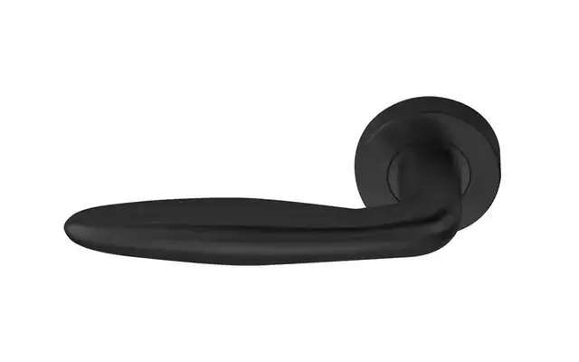 Gatdeel links Gunmetal PVD Formani Basics LB18H geveerde op Rozet