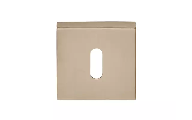 Sleutelrozet licht brons PVD vierkant 53 mm – Formani Basics BSQN53