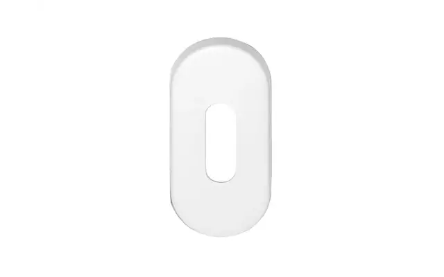 Sleutelrozet Wit ovaal – Formani Basics LBN32