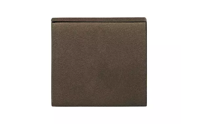 Blindrozet Brons vierkant 53 mm – Formani Basics BSQB53