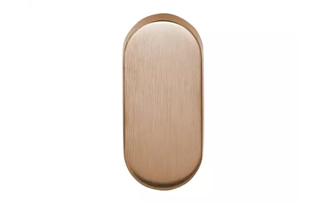 Blindrozet licht brons PVD ovaal – Formani Basics LBB32