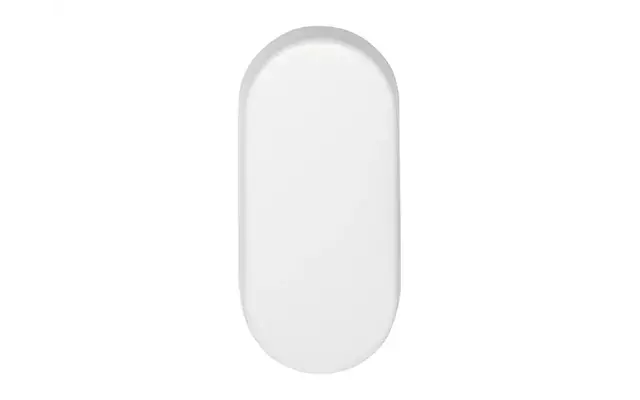 Blindrozet Wit ovaal – Formani Basics LBB32