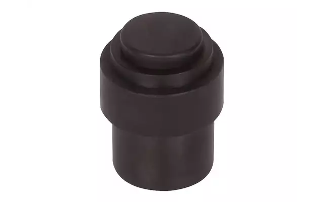 Deurstop Gunmetal PVD vloer-/wandmontage rond 30 mm – Formani Basics LB30