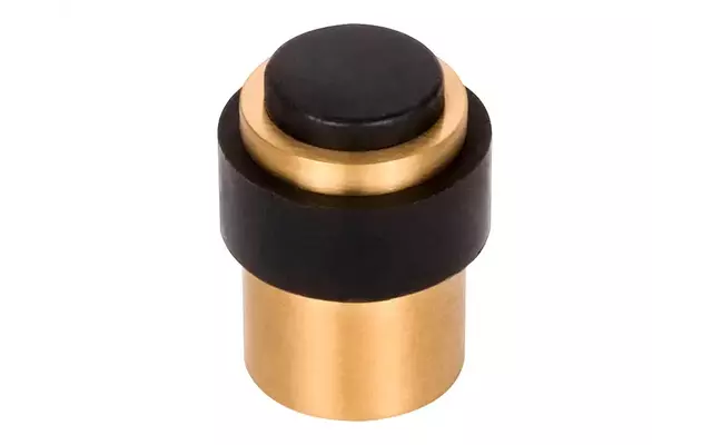 Deurstop mat Goud PVD vloer-/wandmontage rond 30 mm – Formani Basics LB30