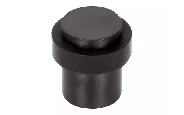 Deurstop Gunmetal PVD Vloermontage rond 30 mm – Formani Basics LB10D