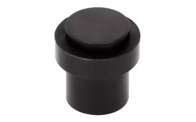 Deurstop Zwart Vloermontage rond 30 mm – Formani Basics LB10D