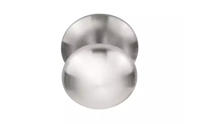 Voordeurknop RVS PVD Rond 80 mm Vast op Rozet – LB80V