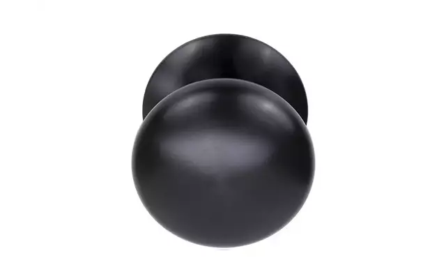 Voordeurknop Gunmetal PVD Rond 65 mm Vast op Rozet – LB65V