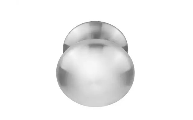 Voordeurknop RVS Rond 65 mm Vast op Rozet – LB65V