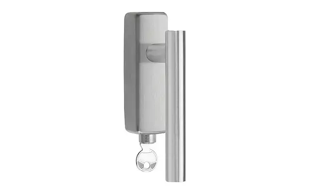 Draaikiep raamkruk RVS Afsluitbaar LB7-DKLOCK-O