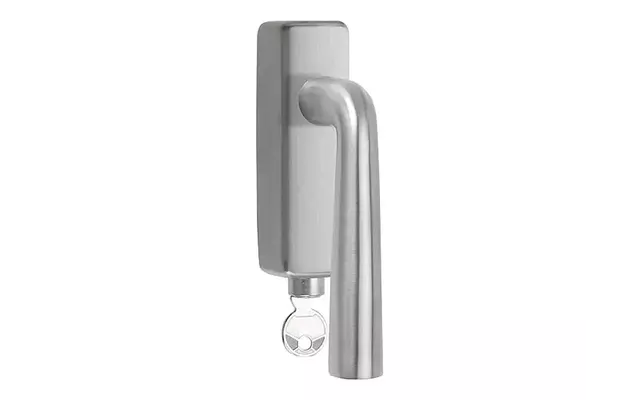 Draaikiep raamkruk RVS Afsluitbaar LB10H-DKLOCK-O
