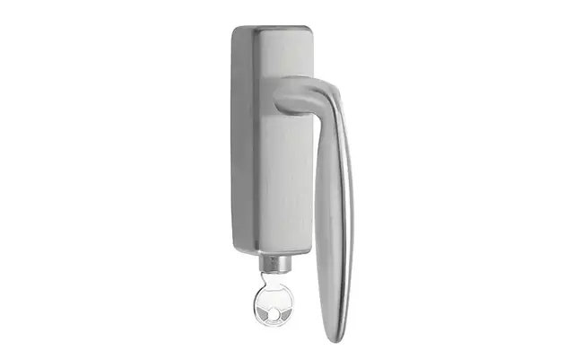 Draaikiep raamkruk RVS Afsluitbaar LB18H-DKLOCK-O