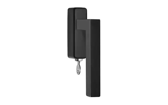 Draaikiep raamkruk Gunmetal PVD Afsluitbaar BSQ1-DKLOCK-O