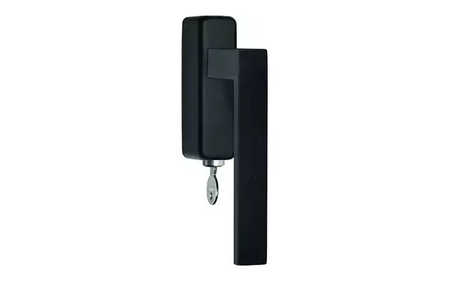 Draaikiep raamkruk Gunmetal PVD Afsluitbaar BSQ2-DKLOCK-O