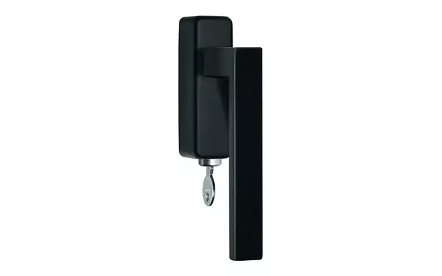 Draaikiep raamkruk Zwart Afsluitbaar BSQ2-DKLOCK-O