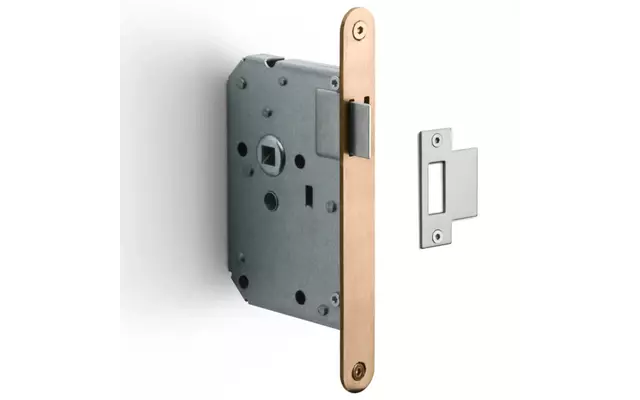 Insteek Loopslot Licht brons PVD LBLA-SFC doornmaat 50mm