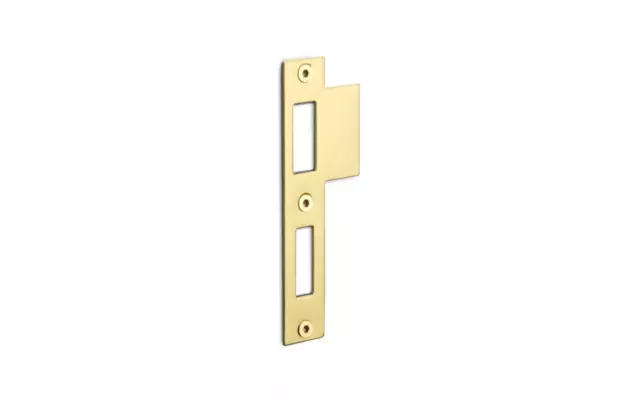 Sluitplaat Dag en nachtslot Mat Goud PVD LBSP-NYW 24x124mm
