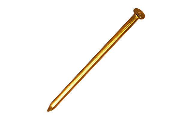 Nagel Messing Bombe kop 1.5 x 20 mm