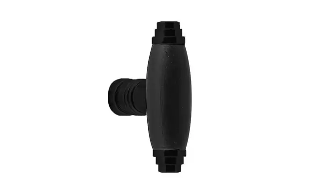 Meubelknop zwart en zwart ebben ovaal 58 mm – Formani Timeless 1934M
