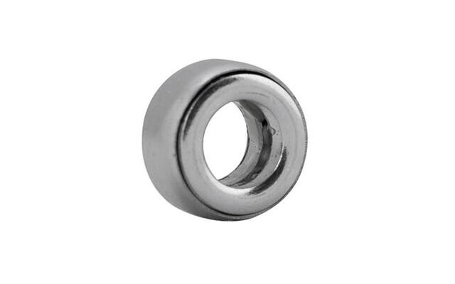 Scharnierlager ijzer gegalvaniseerd, 13x6.5mm max. pendikte 7mm