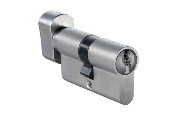 Knopcilinder dubbel Nikkel 30/30mm SKG2