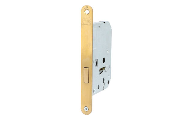 Nemef Insteek Kastslot klavier Messing 1256/5 Doornmaat 50mm, 1200 serie