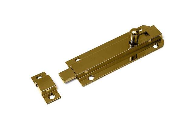 Profielschuif vlak 25x60 messing gepolijst